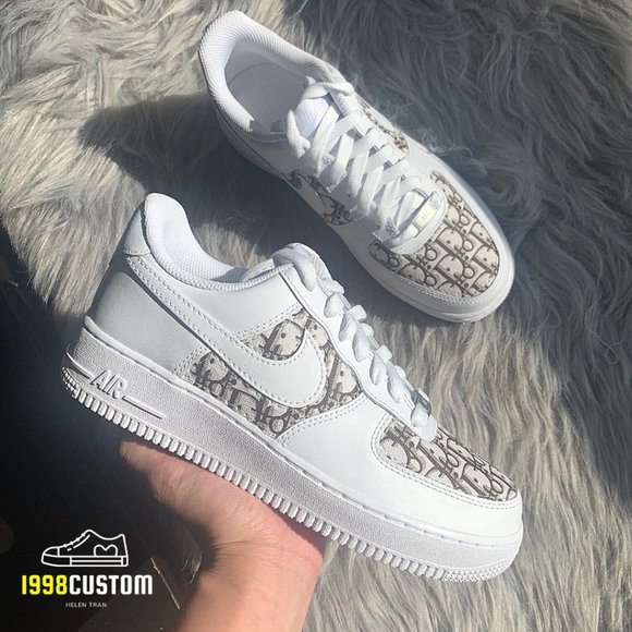 Authentic Nike Air Force 1 Custom Free Shipping - Picture 1 of 8